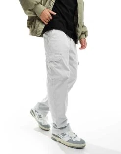 Cotton:On Tactical Cargo Pant In Grey For Men