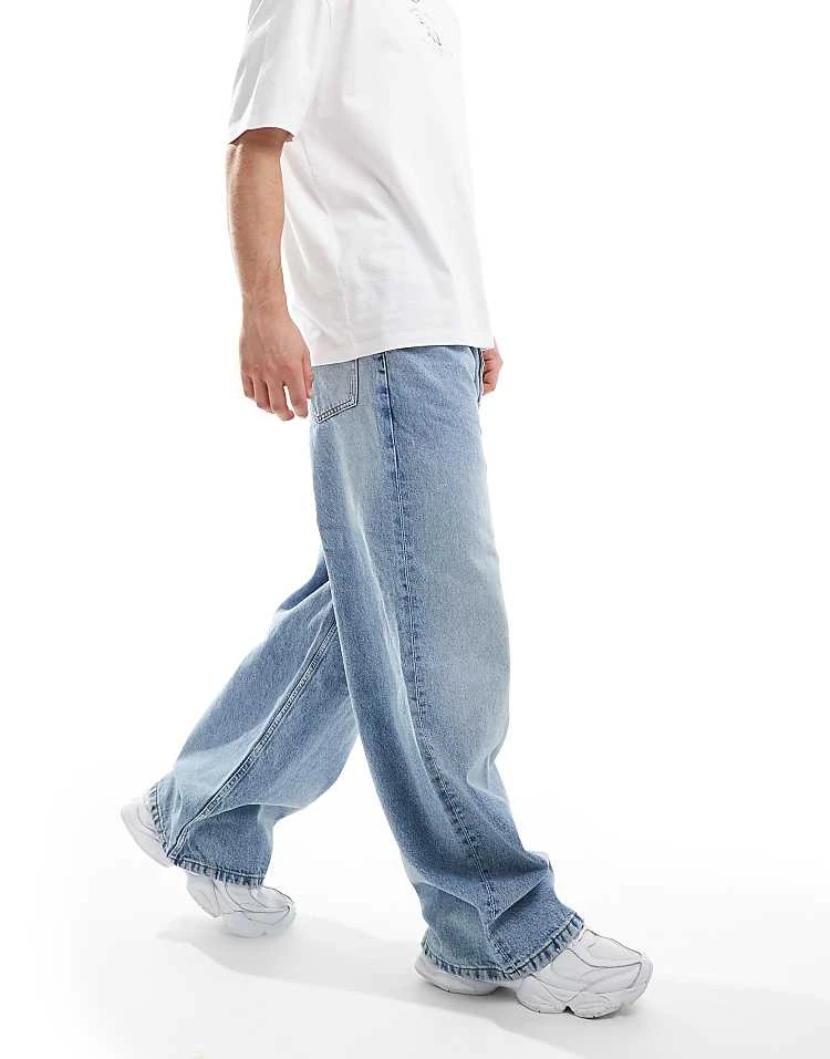 Cotton:On Super Baggy Jean In Blue For Men 6 Cotton:On Super Baggy Jean In Blue For Men - Image 4