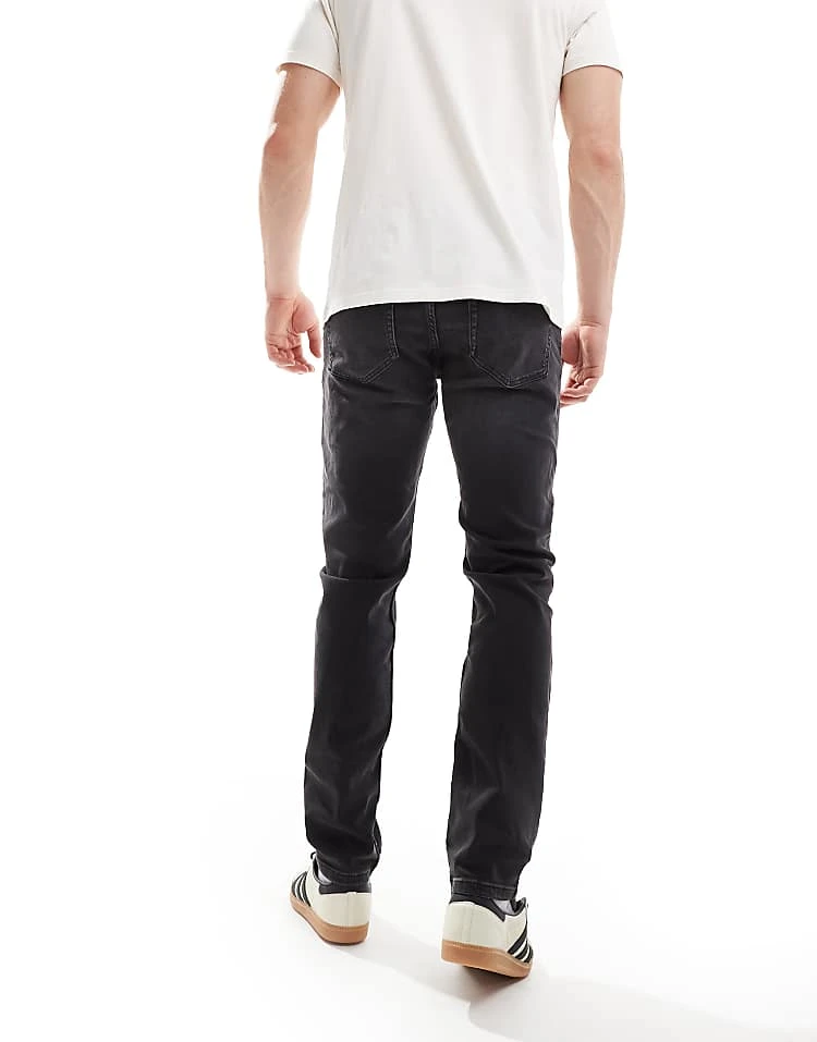 Cotton:On Slim Tapered Jean In Black For Men 4 Cotton:On Slim Tapered Jean In Black For Men - Image 2