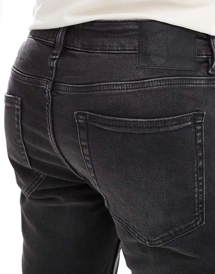 Cotton:On Slim Tapered Jean In Black For Men 6 Cotton:On Slim Tapered Jean In Black For Men - Image 4
