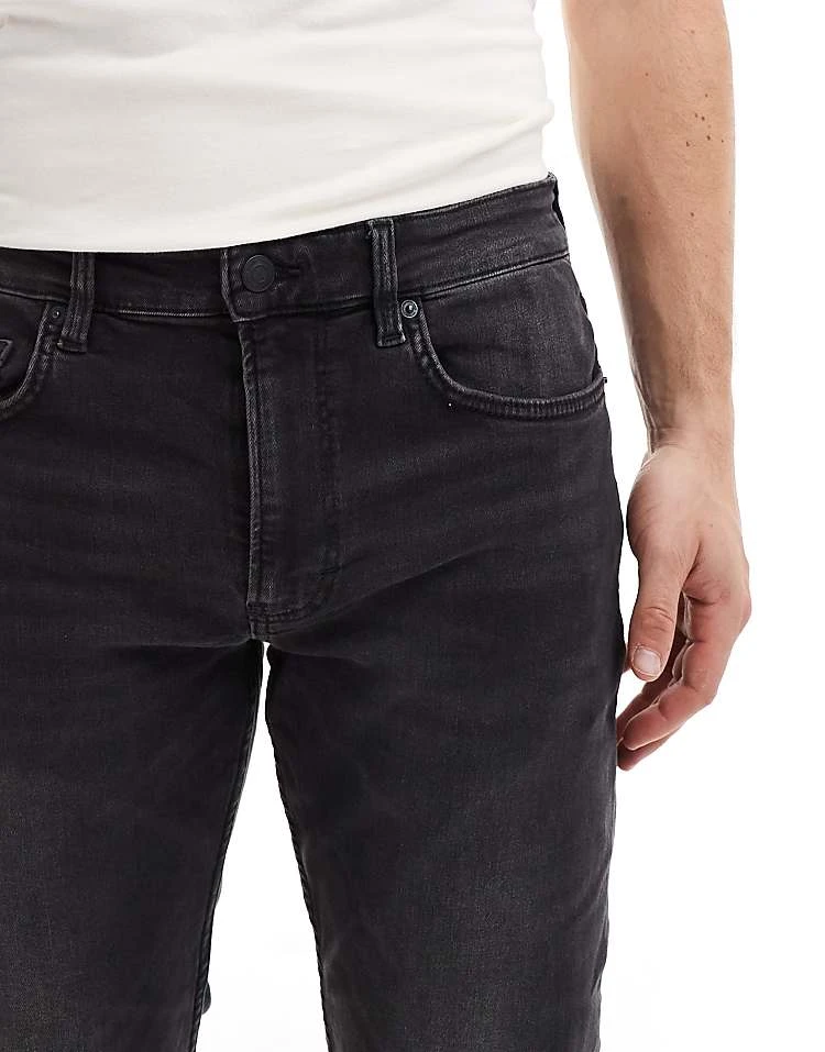Cotton:On Slim Tapered Jean In Black For Men 7 Cotton:On Slim Tapered Jean In Black For Men - Image 5
