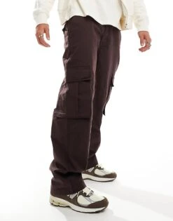 Cotton:On Baggy Cargo Pant In Brown For Men 13 Cotton:On Baggy Cargo Pant In Brown For Men -Cotton:On Sales Store 207151764 1 brown 1