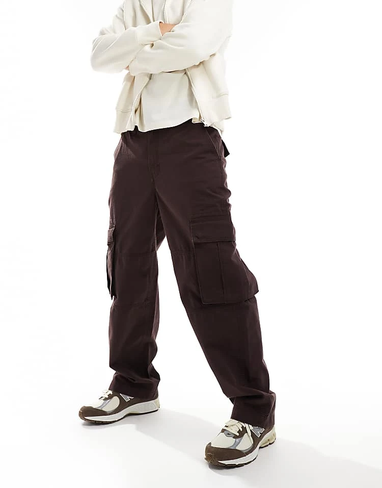 Cotton:On Baggy Cargo Pant In Brown For Men 5 Cotton:On Baggy Cargo Pant In Brown For Men - Image 3
