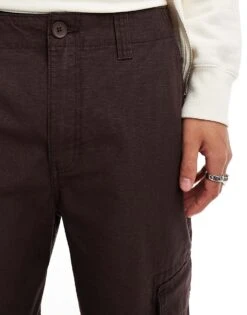 Cotton:On Baggy Cargo Pant In Brown For Men 12 Cotton:On Baggy Cargo Pant In Brown For Men -Cotton:On Sales Store 207151764 5