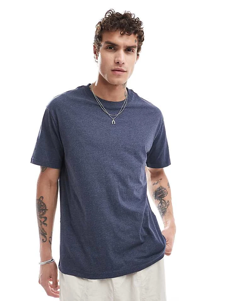 Cotton:On Loose Fit T-shirt In Navy For Men 7 Cotton:On Loose Fit T-shirt In Navy For Men - Image 5