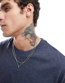 Cotton:On Loose Fit T-shirt In Navy For Men 10 Cotton:On Loose Fit T-shirt In Navy For Men -Cotton:On Sales Store 207152254 4