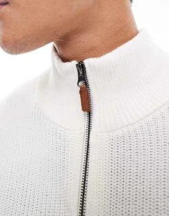 Cotton:On Jordan Quarter Zip In White For Men 10 Cotton:On Jordan Quarter Zip In White For Men -Cotton:On Sales Store 207157280 4