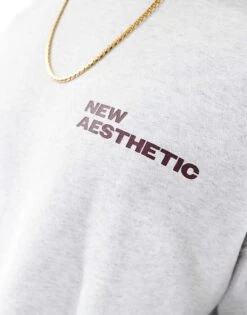 Cotton:On Cotton On Box Fit Graphic Sweat With NYC Print In Grey Marle For Men Marle/aesthetic -Cotton:On Sales Store 207167363 3