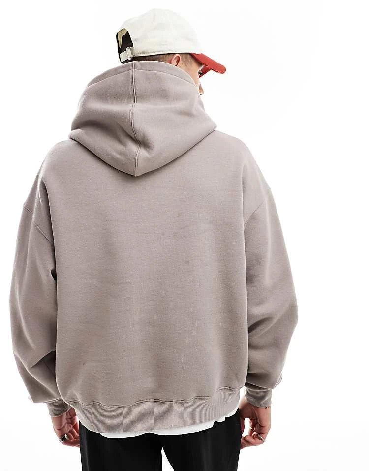 Cotton:On Cotton On Box Fit Pullover Hoodie In Dusk For Men 6 Cotton:On Cotton On Box Fit Pullover Hoodie In Dusk For Men - Image 4