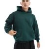 Cotton:On Cotton On Box Fit Pullover Hoodie In Pine Green For Men Pine Needle Green 2 Cotton:On Cotton On Box Fit Pullover Hoodie In Pine Green For Men Pine Needle Green -Cotton:On Sales Store 207167438 1 pineneedlegreen