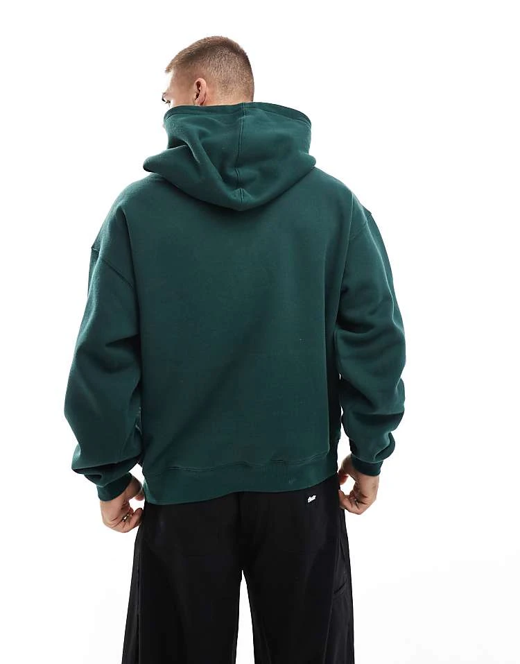 Cotton:On Cotton On Box Fit Pullover Hoodie In Pine Green For Men Pine Needle Green 4 Cotton:On Cotton On Box Fit Pullover Hoodie In Pine Green For Men Pine Needle Green - Image 2