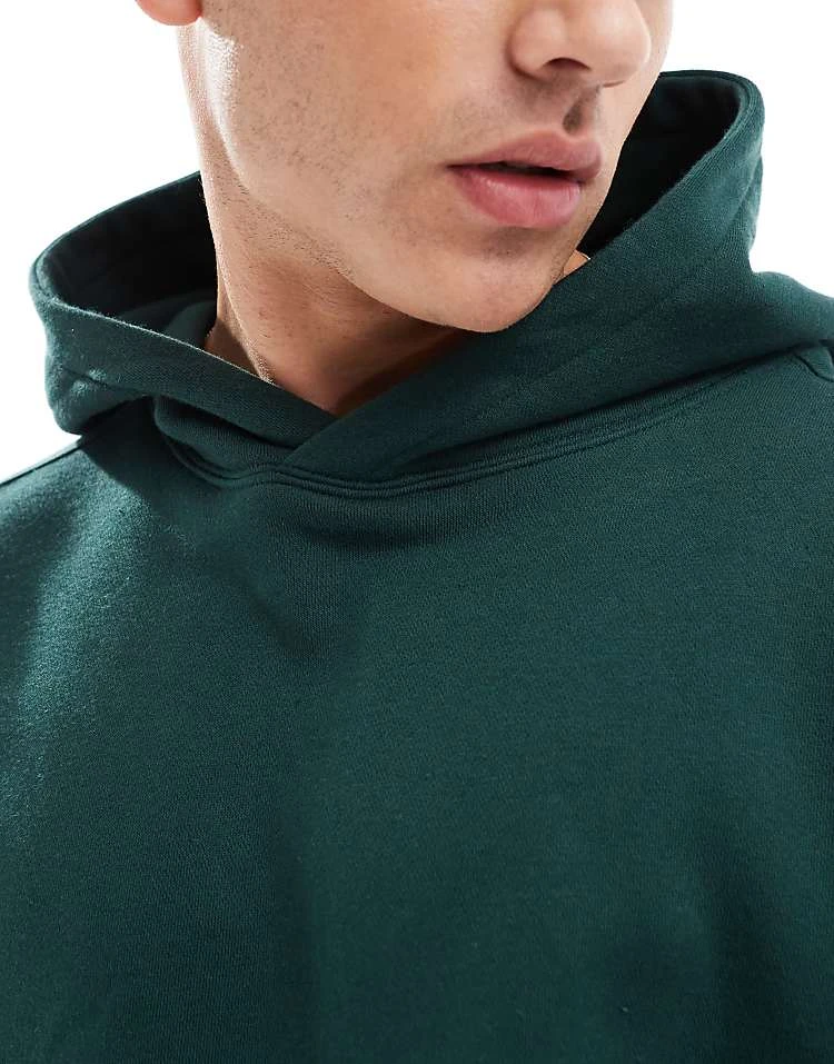 Cotton:On Cotton On Box Fit Pullover Hoodie In Pine Green For Men Pine Needle Green 5 Cotton:On Cotton On Box Fit Pullover Hoodie In Pine Green For Men Pine Needle Green - Image 3