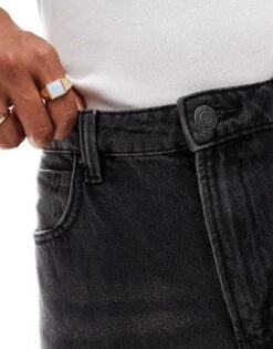 Cotton:On Cotton On Super Baggy Skater Jeans In Washed Black Denim For Men Y2k Washed Black -Cotton:On Sales Store 207167456 3