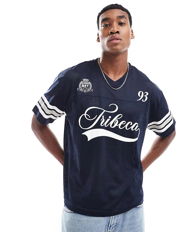 Cotton:On Cotton On Sports Graphic Tee With Tribeca Print For Men True Navy/tribeca 4 Cotton:On Cotton On Sports Graphic Tee With Tribeca Print For Men True Navy/tribeca - Image 2