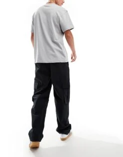 Cotton:On Cotton On Baggy Style Pocket Utility Pants In Black Ripstop For Men 11 Cotton:On Cotton On Baggy Style Pocket Utility Pants In Black Ripstop For Men -Cotton:On Sales Store 207167545 4