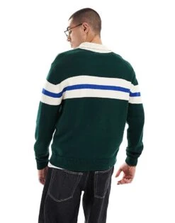 Cotton:On Cotton On Knitted Rugby Jumper In Green For Men Deep Emerald 10 Cotton:On Cotton On Knitted Rugby Jumper In Green For Men Deep Emerald -Cotton:On Sales Store 207167581 4