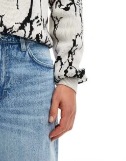 Cotton:On Cotton On Baggy Jeans In Cannonball Blue Denim With Contrast Stich For Men 12 Cotton:On Cotton On Baggy Jeans In Cannonball Blue Denim With Contrast Stich For Men -Cotton:On Sales Store 207167624 5