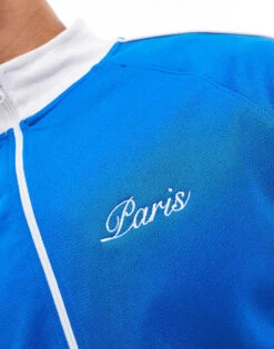 Cotton:On Tricot Track Jacket In Blue For Men 10 Cotton:On Tricot Track Jacket In Blue For Men -Cotton:On Sales Store 207205470 4