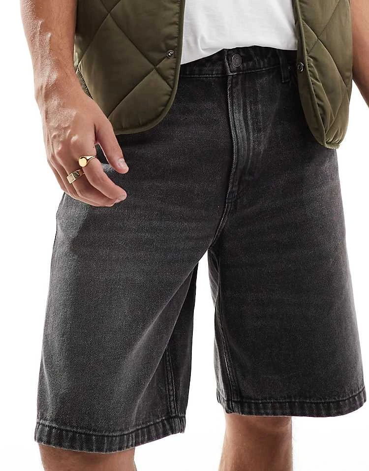 Cotton:On Baggy Denim Short In Black For Men 2 Cotton:On Baggy Denim Short In Black For Men