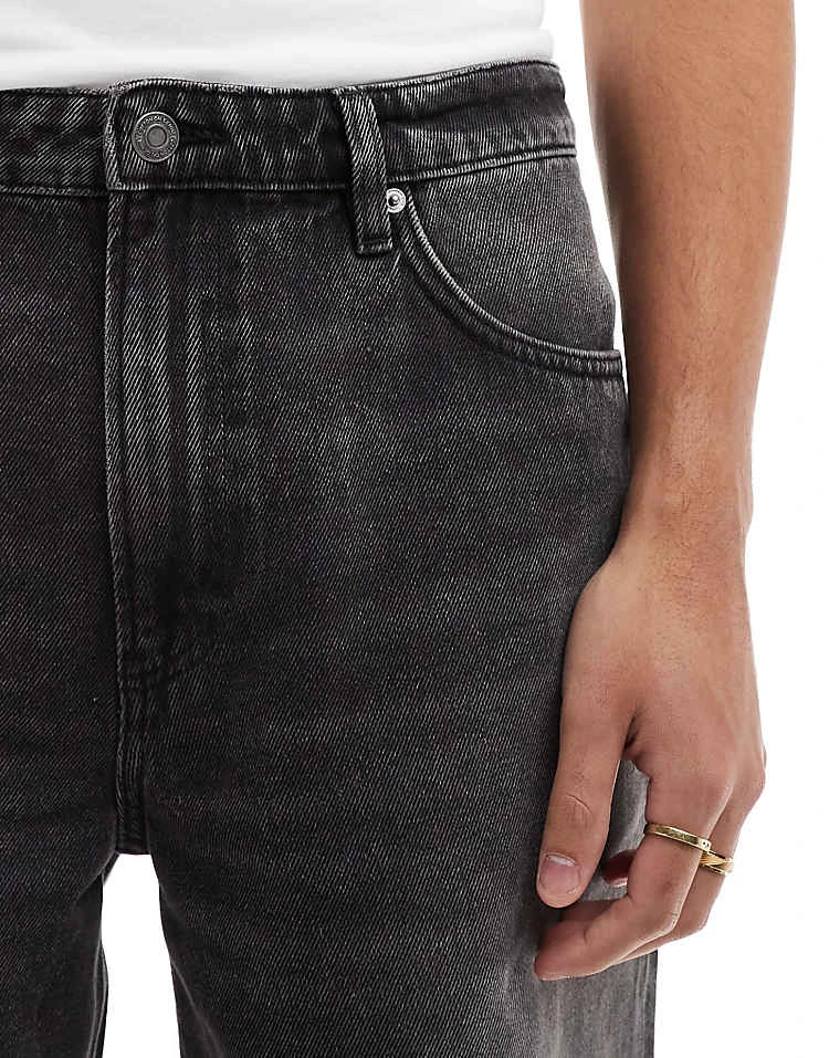 Cotton:On Baggy Denim Short In Black For Men 3 Cotton:On Baggy Denim Short In Black For Men - Image 2