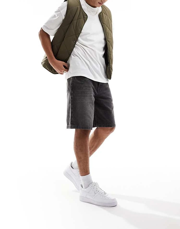 Cotton:On Baggy Denim Short In Black For Men 4 Cotton:On Baggy Denim Short In Black For Men - Image 3