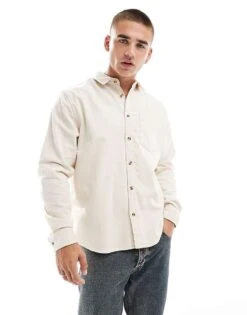 Cotton:On Portland Long Sleeve Shirt In Off-white For Men 11 Cotton:On Portland Long Sleeve Shirt In Off-white For Men -Cotton:On Sales Store 207231123 1 offwhite 1