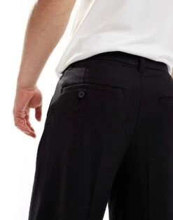 Cotton:On Relaxed Pleated Pant In Black For Men -Cotton:On Sales Store 207231437 5