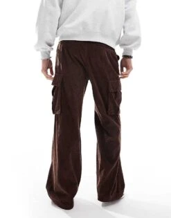 Cotton:On Baggy Pleat Cargo Pant In Brown For Men 11 Cotton:On Baggy Pleat Cargo Pant In Brown For Men -Cotton:On Sales Store 207231528 4