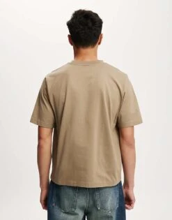 Cotton:On Cropped Fit T-shirt In Beige For Men -Cotton:On Sales Store 207231539 4