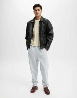 Cotton:On Baggy Cuffed Track Pant In Grey For Men 11 Cotton:On Baggy Cuffed Track Pant In Grey For Men -Cotton:On Sales Store 207231770 1 grey 1