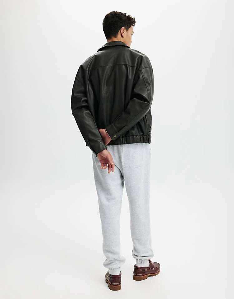 Cotton:On Baggy Cuffed Track Pant In Grey For Men 5 Cotton:On Baggy Cuffed Track Pant In Grey For Men - Image 3