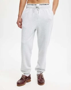 Cotton:On Baggy Cuffed Track Pant In Grey For Men 10 Cotton:On Baggy Cuffed Track Pant In Grey For Men -Cotton:On Sales Store 207231770 4