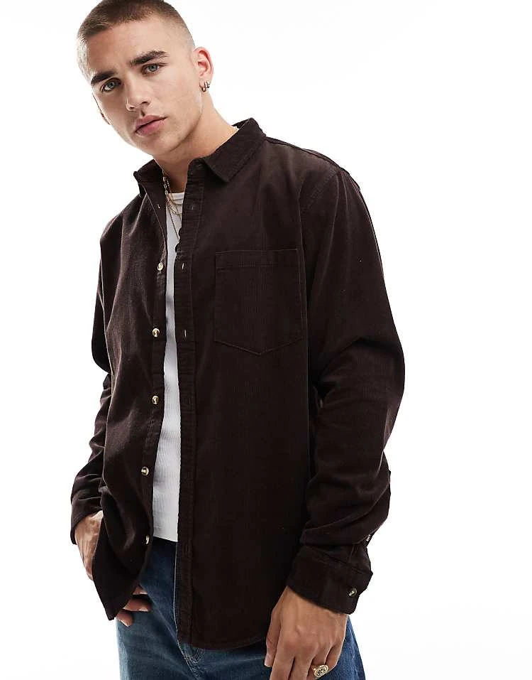 Cotton:On Portland Long Sleeve Shirt In Burgundy For Men 7 Cotton:On Portland Long Sleeve Shirt In Burgundy For Men - Image 5