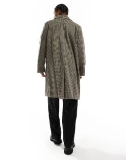 Cotton:On Cotton On Houndstooth Check Relaxed Trench Coat For Men 10 Cotton:On Cotton On Houndstooth Check Relaxed Trench Coat For Men -Cotton:On Sales Store 207239796 4