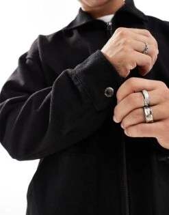 Cotton:On Cotton On Classic Harrington Jacket In Black For Men -Cotton:On Sales Store 207239805 3