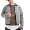 Cotton:On Cotton On Relaxed Carpenter Jacket In Grey For Men -Cotton:On Sales Store 207239886 1 grey
