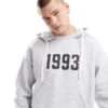 Cotton:On Cotton On Boxy Fit Hoodie With 1993 Print In Grey Marle For Men 2 Cotton:On Cotton On Boxy Fit Hoodie With 1993 Print In Grey Marle For Men -Cotton:On Sales Store 207239906 1 greymarle