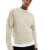 Cotton:On Cotton On Stone Marl Cable Knit Jumper For Men Stone Marle Cable 1 Cotton:On Cotton On Stone Marl Cable Knit Jumper For Men Stone Marle Cable -Cotton:On Sales Store 207239945 1 stonemarlecable