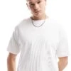 Cotton:On Cropped T-shirt In White For Men 1 Cotton:On Cropped T-shirt In White For Men -Cotton:On Sales Store 207254525 1 white