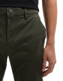 Cotton:On Regular Straight Chino In Green For Men 11 Cotton:On Regular Straight Chino In Green For Men -Cotton:On Sales Store 207254994 4