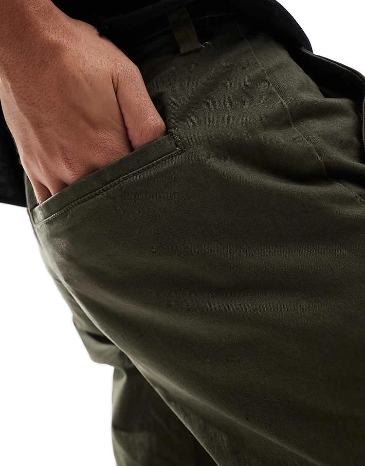 Cotton:On Regular Straight Chino In Green For Men 7 Cotton:On Regular Straight Chino In Green For Men - Image 5