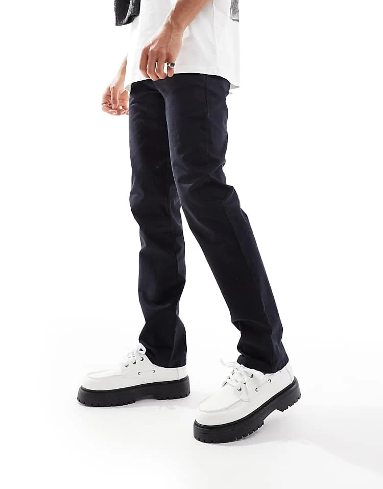 Cotton:On Regular Straight Chino In Navy For Men 6 Cotton:On Regular Straight Chino In Navy For Men - Image 4
