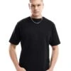 Cotton:On Cropped T-shirt In Black For Men 1 Cotton:On Cropped T-shirt In Black For Men -Cotton:On Sales Store 207255224 1 black