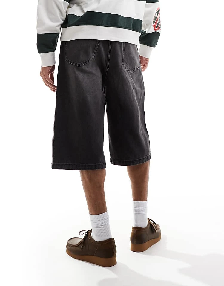 Cotton:On Super Baggy Jort In Black For Men 5 Cotton:On Super Baggy Jort In Black For Men - Image 3