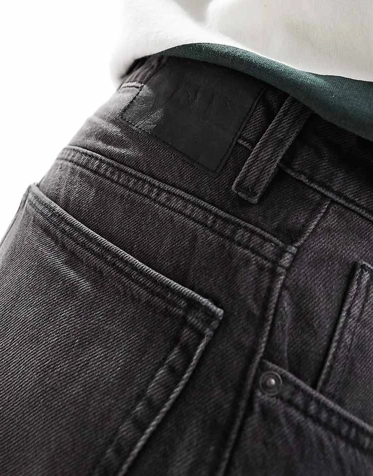 Cotton:On Super Baggy Jort In Black For Men 6 Cotton:On Super Baggy Jort In Black For Men - Image 4