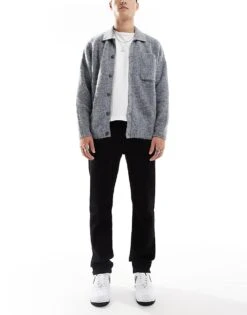 Cotton:On Regular Straight Jean In Black For Men