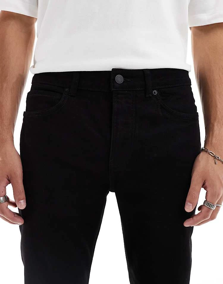 Cotton:On Regular Straight Jean In Black For Men 7 Cotton:On Regular Straight Jean In Black For Men - Image 5