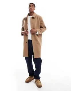 Cotton:On Trench Coat In Brown For Men