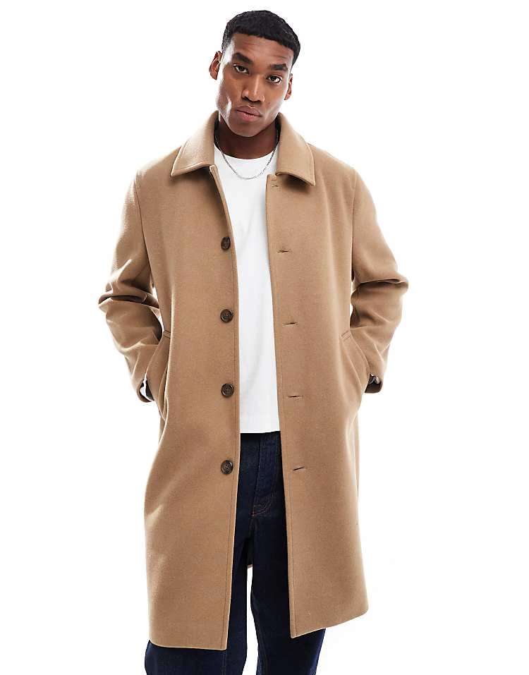 Cotton:On Trench Coat In Brown For Men 4 Cotton:On Trench Coat In Brown For Men - Image 2
