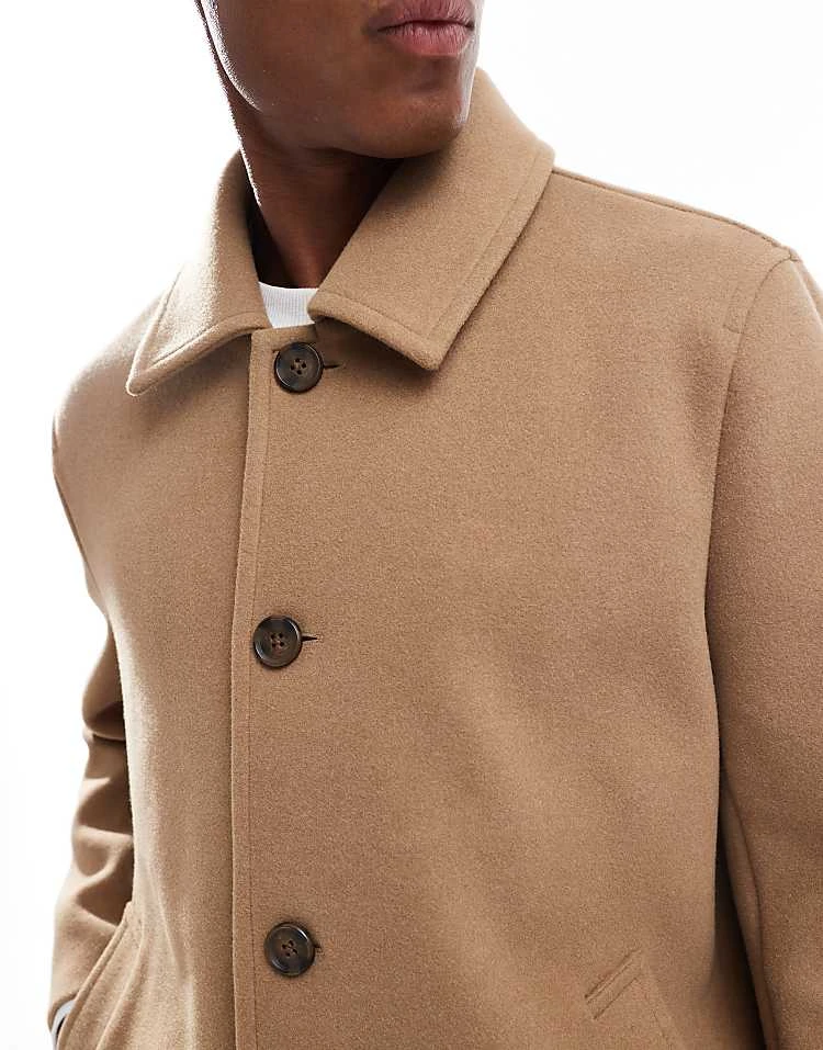 Cotton:On Trench Coat In Brown For Men 6 Cotton:On Trench Coat In Brown For Men - Image 4